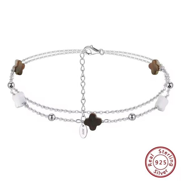 ENA925 Sterling Silver Anklet - Picture 1 of 5